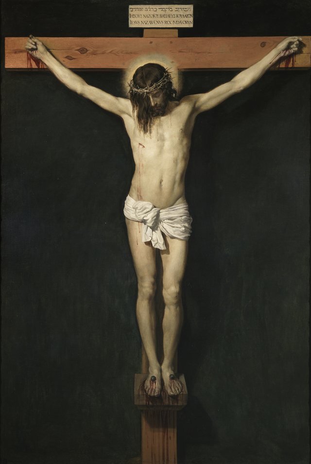 Christ Crucified, a painting by Diego Velázquez, c. 1632, Museo del Prado